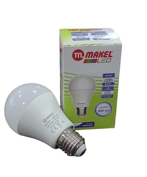 Makel 9W Լեդ 6500K Bc09.0W0127M Սպիտակ